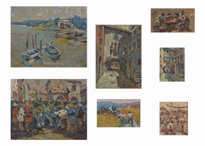 MUCCHETTI TANCREDI (n. 1932) - Lotto composto da n.7 opere.