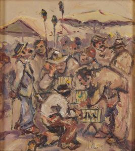 MUCCHETTI TANCREDI (n. 1932) : Lotto composto da n.7 opere.  - Asta Asta 394 | ARTE MODERNA E CONTEMPORANEA Virtuale - Associazione Nazionale - Case d'Asta italiane