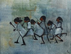 CREO LEONARD  (n. 1923) - Senza titolo.