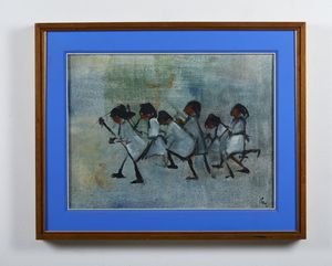 CREO LEONARD  (n. 1923) : Senza titolo.  - Asta Asta 394 | ARTE MODERNA E CONTEMPORANEA Virtuale - Associazione Nazionale - Case d'Asta italiane