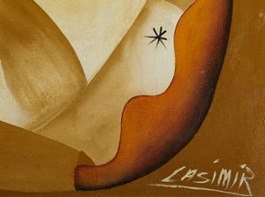 CASIMIR LAURENT (1928 - 1990) : Senza titolo.  - Asta Asta 394 | ARTE MODERNA E CONTEMPORANEA Virtuale - Associazione Nazionale - Case d'Asta italiane