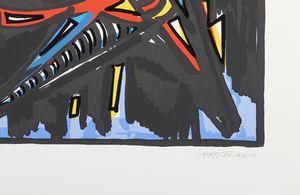 MASTROIANNI UMBERTO (1910 - 1998) : Composizione e Lara.  - Asta Asta 394 | ARTE MODERNA E CONTEMPORANEA Virtuale - Associazione Nazionale - Case d'Asta italiane