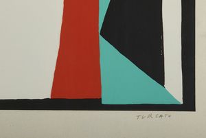 TURCATO GIULIO (1912 - 1995) : Senza titolo.  - Asta Asta 394 | ARTE MODERNA E CONTEMPORANEA Virtuale - Associazione Nazionale - Case d'Asta italiane