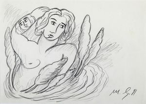 GERMANA' MIMMO (1944 - 1992) - Senza titolo.