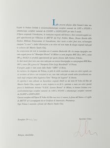 CHIA SANDRO (n. 1946) : Genesi.  - Asta Asta 394 | ARTE MODERNA E CONTEMPORANEA Virtuale - Associazione Nazionale - Case d'Asta italiane