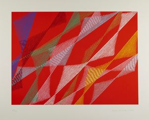 DORAZIO PIERO (1927 - 2005) - La ribambelle des Gobelins  hommage � Michel Eugene Chevreul.