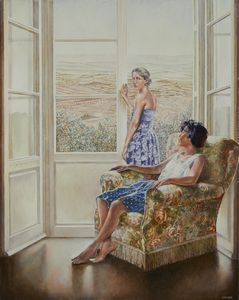 NARDONI SERGIO (n. 1947) - Due amiche.