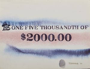 KIENHOLZ EDWARD  (1927 - 1994) - Il senso degli affari.