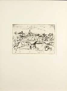 TAMBURI ORFEO (1910 - 1994) : Cartella composta da n.35 fogli. Orfeo Tamburi opera grafica incisa dal 1929 al 1969.  - Asta Asta 394 | ARTE MODERNA E CONTEMPORANEA Virtuale - Associazione Nazionale - Case d'Asta italiane