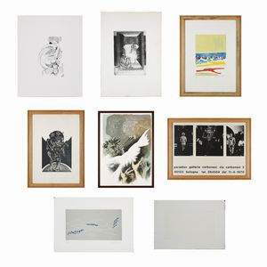 AUTORE NON IDENTIFICATO - Lotto composto da n.7 fogli.