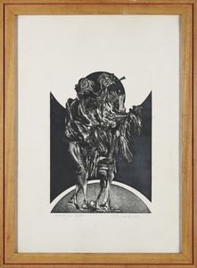 AUTORE NON IDENTIFICATO : Lotto composto da n.7 fogli.  - Asta Asta 394 | ARTE MODERNA E CONTEMPORANEA Virtuale - Associazione Nazionale - Case d'Asta italiane