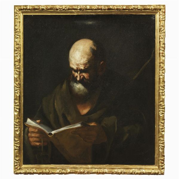 Scuola napoletana, seconda met&agrave; sec. XVII  - Asta ARCADE | DIPINTI DAL SECOLO XVI AL XVIII - Associazione Nazionale - Case d'Asta italiane