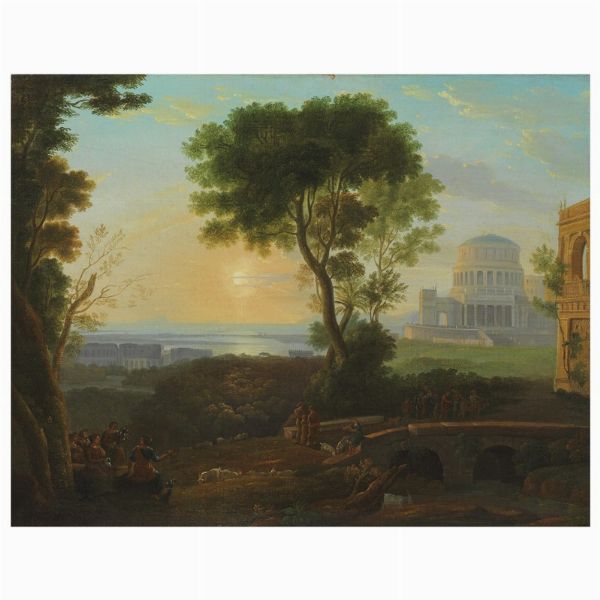 Scuola romana, sec. XVIII  - Asta ARCADE | DIPINTI DAL SECOLO XVI AL XVIII - Associazione Nazionale - Case d'Asta italiane