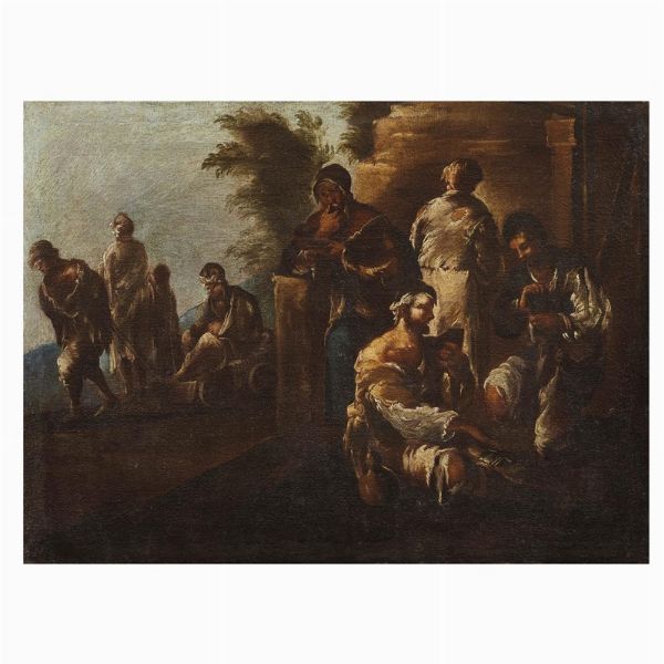 Scuola dell&rsquo;Italia settentrionale, sec. XVII  - Asta ARCADE | DIPINTI DAL SECOLO XVI AL XVIII - Associazione Nazionale - Case d'Asta italiane