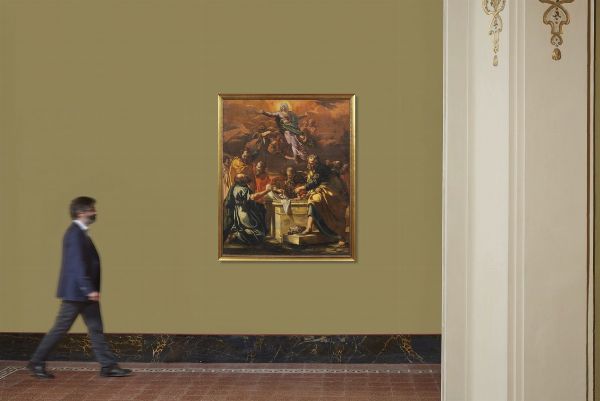 Scuola romana, sec. XVIII  - Asta ARCADE | DIPINTI DAL SECOLO XVI AL XVIII - Associazione Nazionale - Case d'Asta italiane