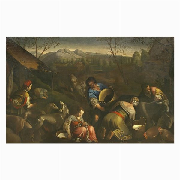 Bottega dei Bassano, sec. XVII  - Asta ARCADE | DIPINTI DAL SECOLO XVI AL XVIII - Associazione Nazionale - Case d'Asta italiane