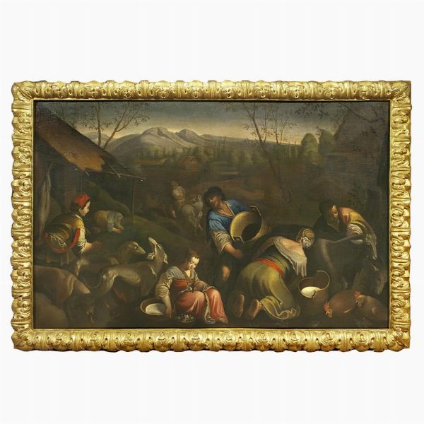 Bottega dei Bassano, sec. XVII  - Asta ARCADE | DIPINTI DAL SECOLO XVI AL XVIII - Associazione Nazionale - Case d'Asta italiane