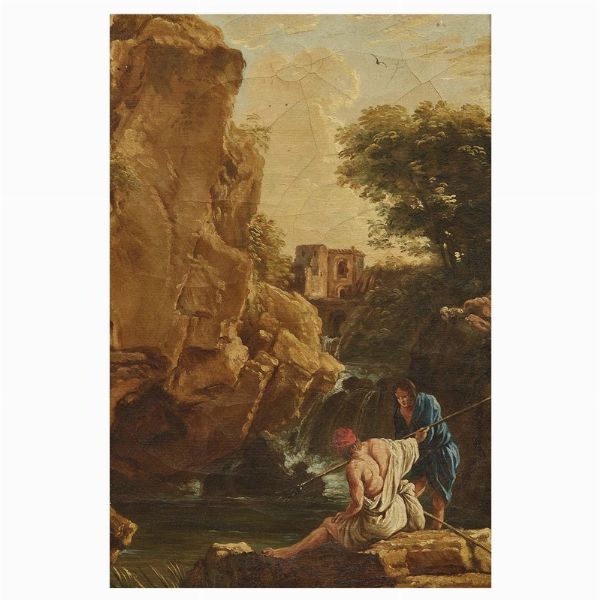 Scuola romana, sec. XVIII  - Asta ARCADE | DIPINTI DAL SECOLO XVI AL XVIII - Associazione Nazionale - Case d'Asta italiane