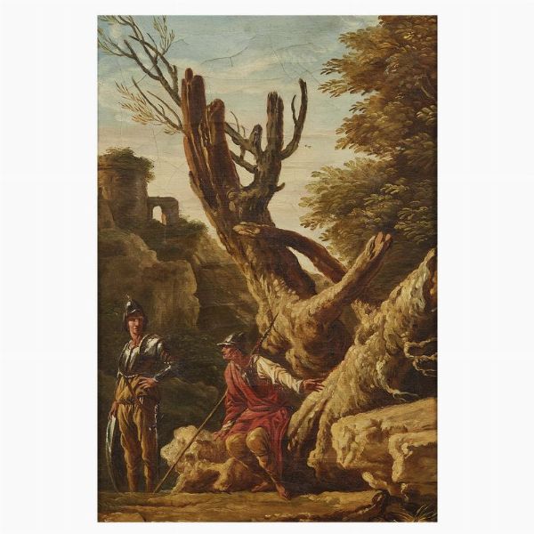 Scuola romana, sec. XVIII  - Asta ARCADE | DIPINTI DAL SECOLO XVI AL XVIII - Associazione Nazionale - Case d'Asta italiane