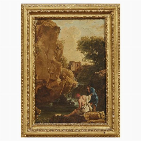 Scuola romana, sec. XVIII  - Asta ARCADE | DIPINTI DAL SECOLO XVI AL XVIII - Associazione Nazionale - Case d'Asta italiane