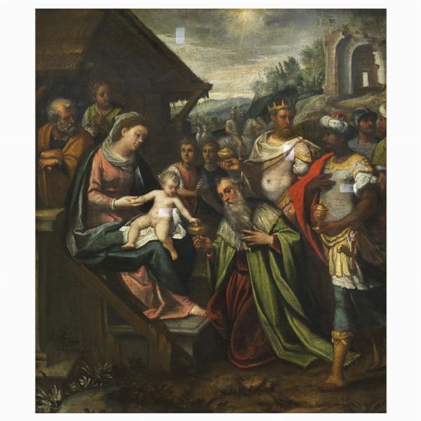 Artista lombardo veneto, sec. XVII  - Asta ARCADE | DIPINTI DAL SECOLO XVI AL XVIII - Associazione Nazionale - Case d'Asta italiane