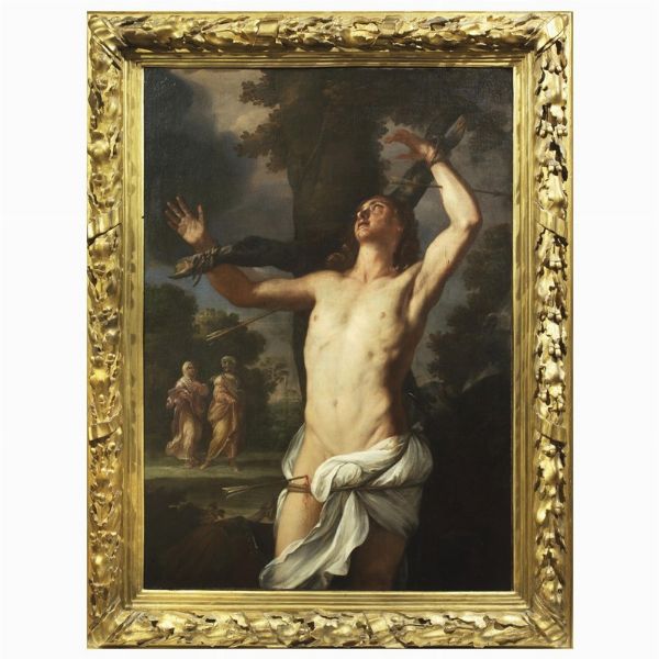 Scuola romana, sec. XVII  - Asta ARCADE | DIPINTI DAL SECOLO XVI AL XVIII - Associazione Nazionale - Case d'Asta italiane