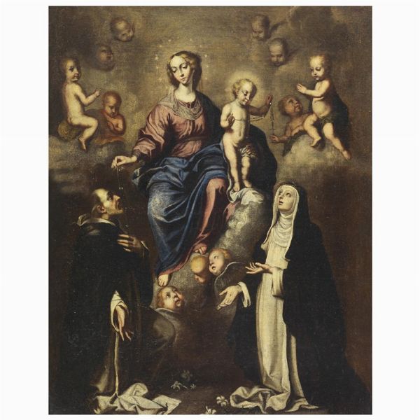 Scuola dell'Italia centrale, sec. XVIII  - Asta ARCADE | DIPINTI DAL SECOLO XVI AL XVIII - Associazione Nazionale - Case d'Asta italiane