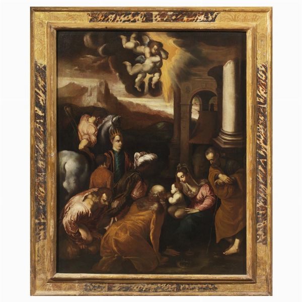 Scuola romana, sec. XVII  - Asta ARCADE | DIPINTI DAL SECOLO XVI AL XVIII - Associazione Nazionale - Case d'Asta italiane