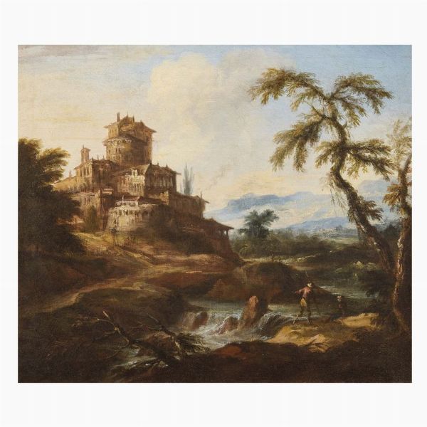 Scuola veneta, sec. XVII/XVIII  - Asta ARCADE | DIPINTI DAL SECOLO XVI AL XVIII - Associazione Nazionale - Case d'Asta italiane