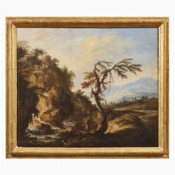 Scuola veneta, sec. XVII/XVIII  - Asta ARCADE | DIPINTI DAL SECOLO XVI AL XVIII - Associazione Nazionale - Case d'Asta italiane