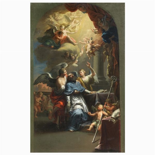 Scuola Lombarda, sec. XVIII  - Asta ARCADE | DIPINTI DAL SECOLO XVI AL XVIII - Associazione Nazionale - Case d'Asta italiane