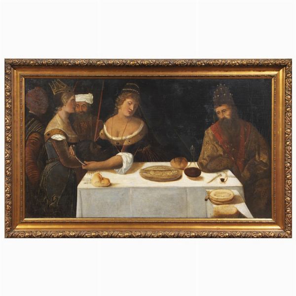 Scuola veneta, seconda met&agrave; sec. XVI  - Asta ARCADE | DIPINTI DAL SECOLO XVI AL XVIII - Associazione Nazionale - Case d'Asta italiane