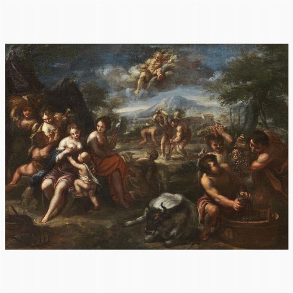 Scuola toscana, sec. XVII  - Asta ARCADE | DIPINTI DAL SECOLO XVI AL XVIII - Associazione Nazionale - Case d'Asta italiane