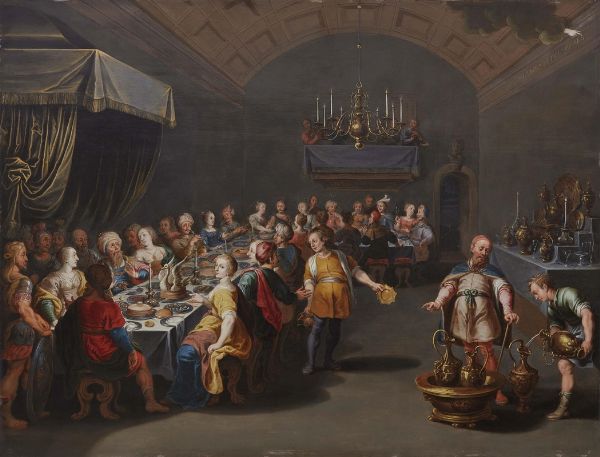 Attribuito a Frans Francken II il giovane  - Asta ARCADE | DIPINTI DAL SECOLO XVI AL XVIII - Associazione Nazionale - Case d'Asta italiane