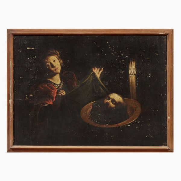 Artista caravaggesco francese, sec. XVII  - Asta ARCADE | DIPINTI DAL SECOLO XVI AL XVIII - Associazione Nazionale - Case d'Asta italiane