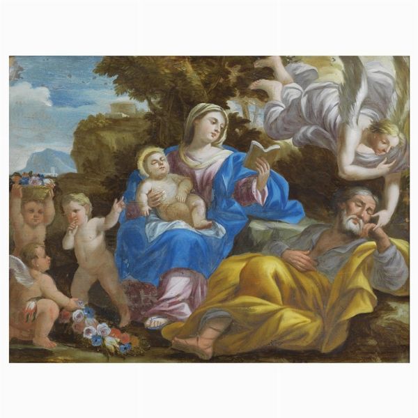 Scuola napoletana, sec. XVIII  - Asta ARCADE | DIPINTI DAL SECOLO XVI AL XVIII - Associazione Nazionale - Case d'Asta italiane