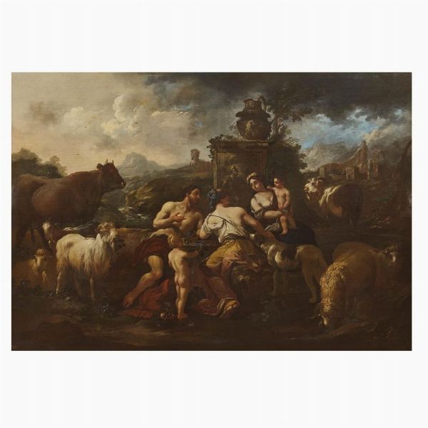 Philipp Peter Roos, detto     Rosa da Tivoli  - Asta ARCADE | DIPINTI DAL SECOLO XVI AL XVIII - Associazione Nazionale - Case d'Asta italiane