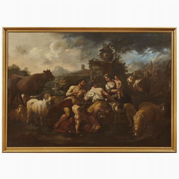 Philipp Peter Roos, detto     Rosa da Tivoli  - Asta ARCADE | DIPINTI DAL SECOLO XVI AL XVIII - Associazione Nazionale - Case d'Asta italiane