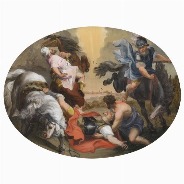 Cerchia di Luca Giordano, secolo XVIII  - Asta ARCADE | DIPINTI DAL SECOLO XVI AL XVIII - Associazione Nazionale - Case d'Asta italiane