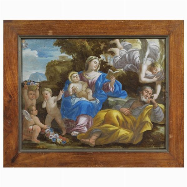 Scuola napoletana, sec. XVIII  - Asta ARCADE | DIPINTI DAL SECOLO XVI AL XVIII - Associazione Nazionale - Case d'Asta italiane