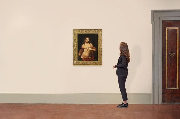 Seguace di Leonardo da Vinci, prima metà sec. XVI  - Asta ARCADE | DIPINTI DAL SECOLO XVI AL XVIII - Associazione Nazionale - Case d'Asta italiane