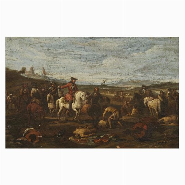 Scuola romana, inizio sec. XVIII  - Asta ARCADE | DIPINTI DAL SECOLO XVI AL XVIII - Associazione Nazionale - Case d'Asta italiane