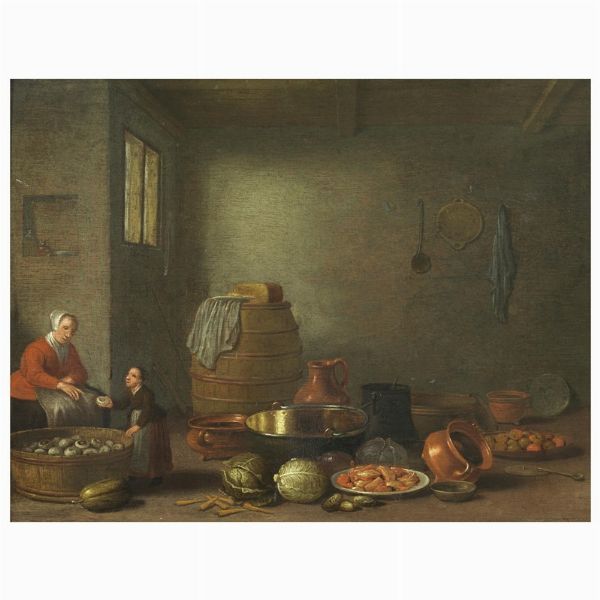 Scuola olandese, sec. XVIII  - Asta ARCADE | DIPINTI DAL SECOLO XVI AL XVIII - Associazione Nazionale - Case d'Asta italiane