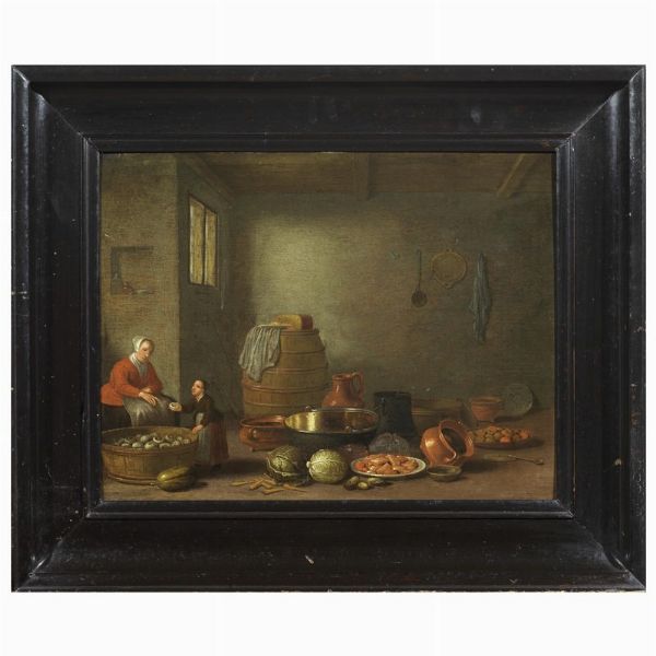 Scuola olandese, sec. XVIII  - Asta ARCADE | DIPINTI DAL SECOLO XVI AL XVIII - Associazione Nazionale - Case d'Asta italiane