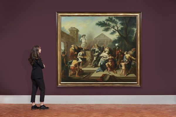 Scuola francese, secc. XVIII-XIX  - Asta ARCADE | DIPINTI DAL SECOLO XVI AL XVIII - Associazione Nazionale - Case d'Asta italiane