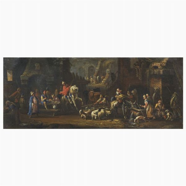 Scuola veneta, sec. XVIII  - Asta ARCADE | DIPINTI DAL SECOLO XVI AL XVIII - Associazione Nazionale - Case d'Asta italiane