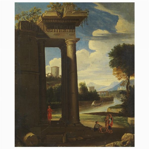 Scuola francese, sec. XVIII  - Asta ARCADE | DIPINTI DAL SECOLO XVI AL XVIII - Associazione Nazionale - Case d'Asta italiane