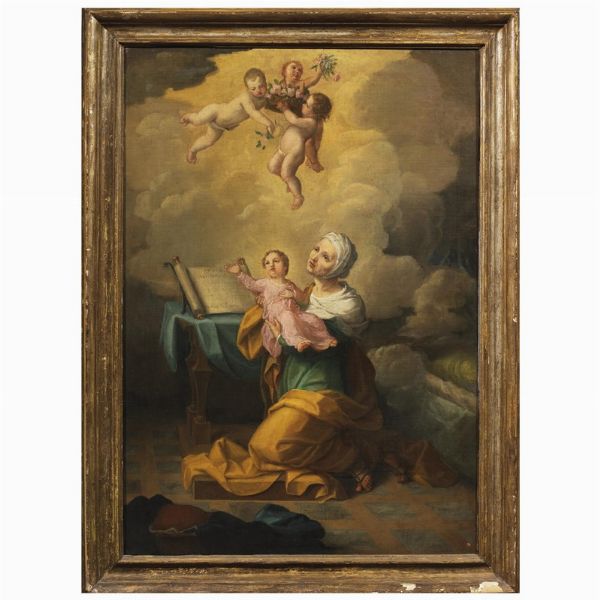 Scuola napoletana, sec. XVIII  - Asta ARCADE | DIPINTI DAL SECOLO XVI AL XVIII - Associazione Nazionale - Case d'Asta italiane