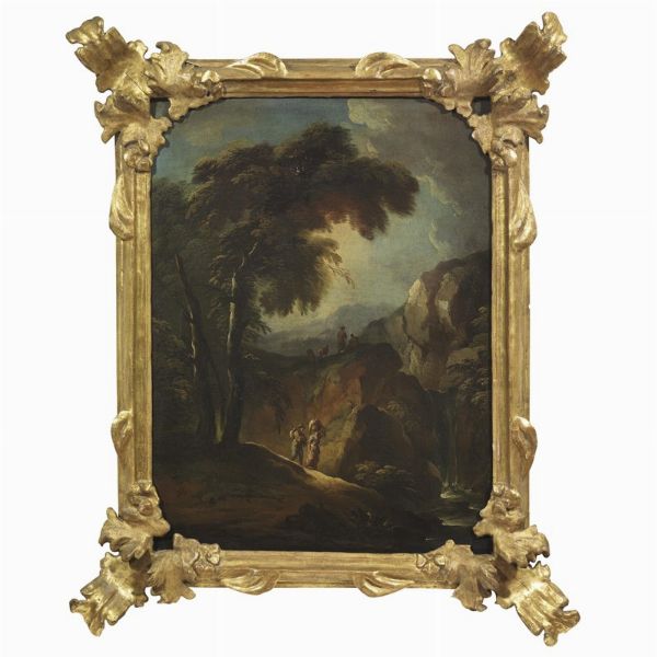 Scuola veneta, sec. XVIII  - Asta ARCADE | DIPINTI DAL SECOLO XVI AL XVIII - Associazione Nazionale - Case d'Asta italiane