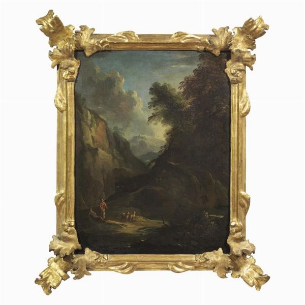 Scuola veneta, sec. XVIII  - Asta ARCADE | DIPINTI DAL SECOLO XVI AL XVIII - Associazione Nazionale - Case d'Asta italiane